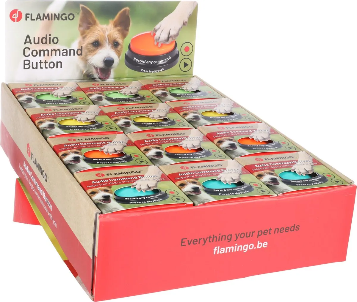 Flamingo Karao Audioknop Honden - 210779