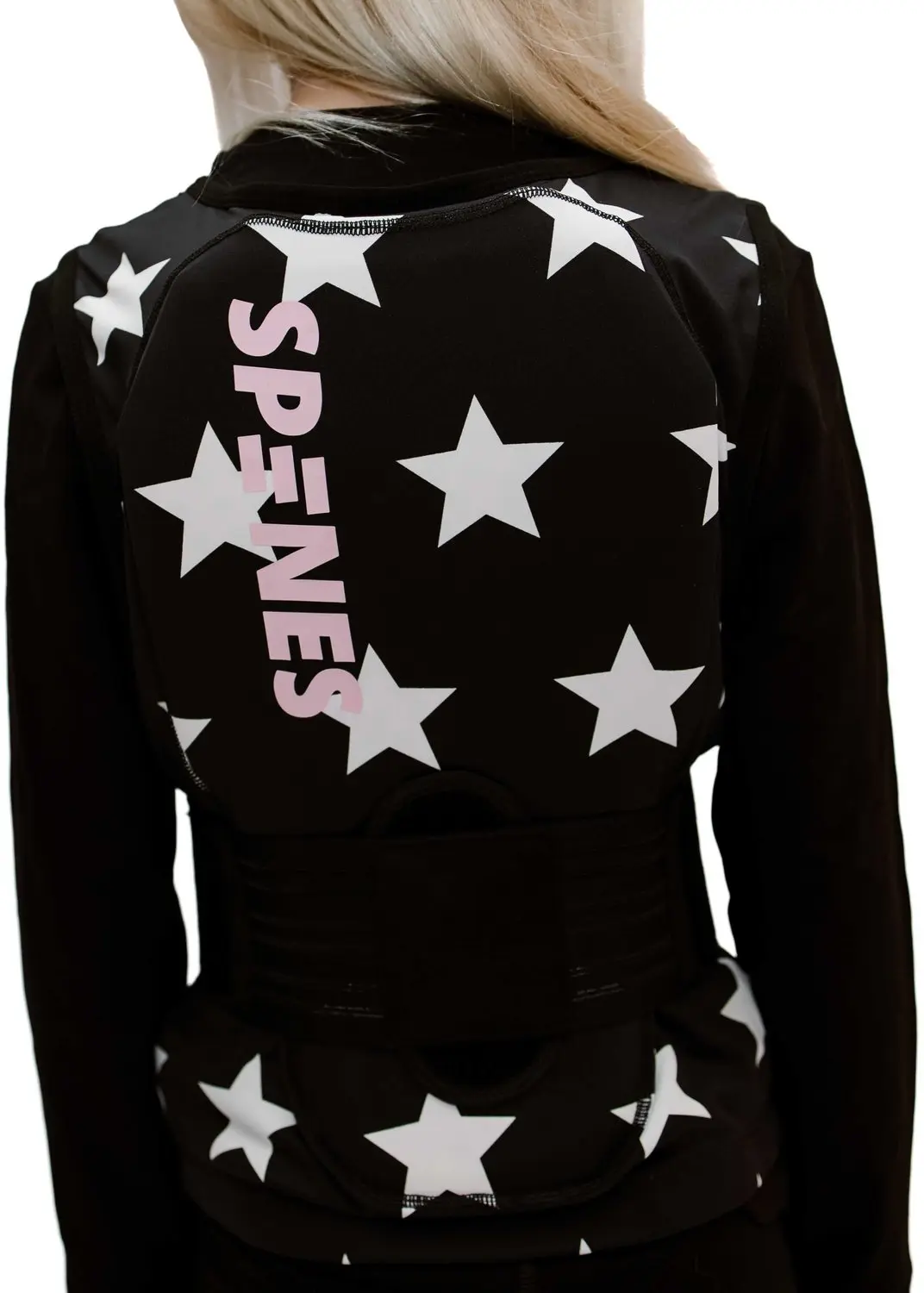 Spines Kids Stars Rugbeschermer - M - Zwart/Veelkleurig - afbeelding 2 van 6