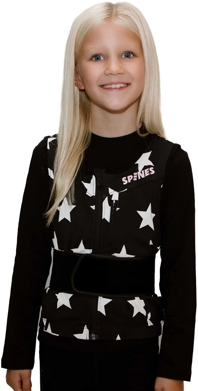 Spines Kids Stars Rugbeschermer - M - Zwart/Veelkleurig - afbeelding 5 van 6