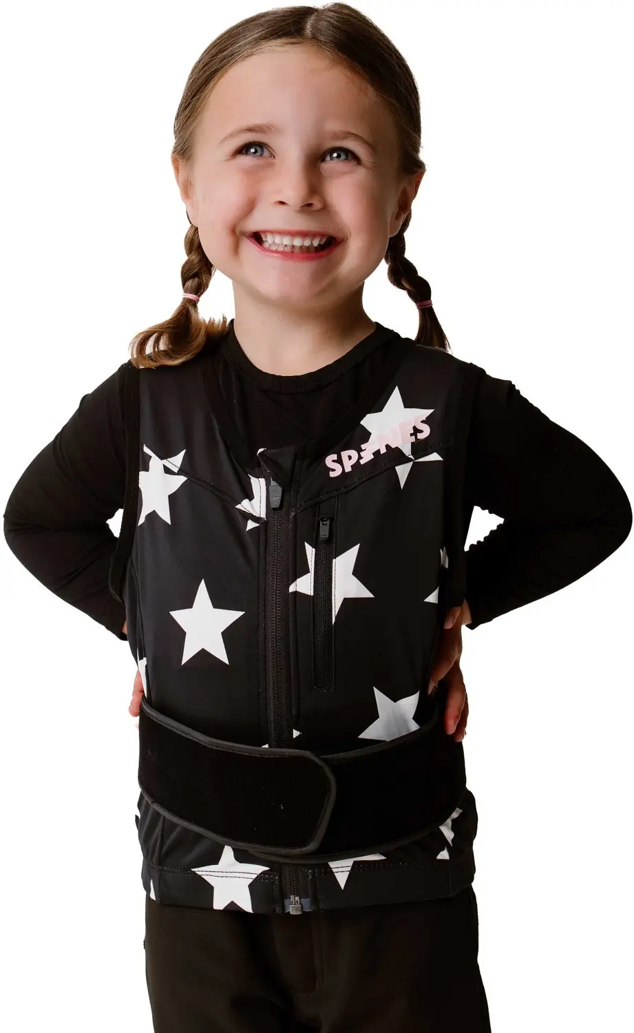 Spines Kids Stars Rugbeschermer - M - Zwart/Veelkleurig - afbeelding 4 van 6