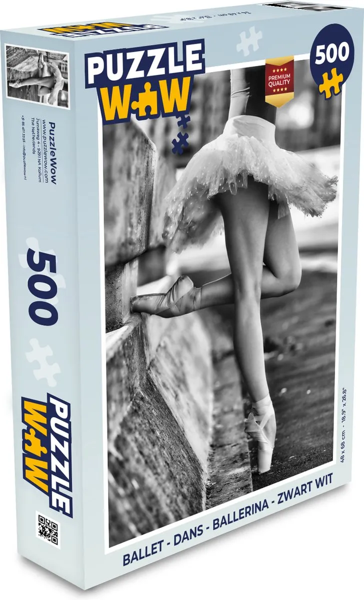 PuzzleWow Ballet Dans Ballerina Legpuzzel 500 Stuks