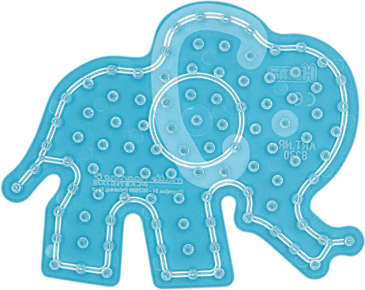 Hama Maxi Olifant Strijkkralenbord - Transparant