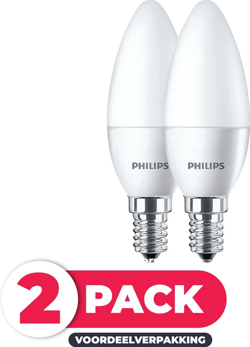 Philips LED E14 6W Warm Wit Mat