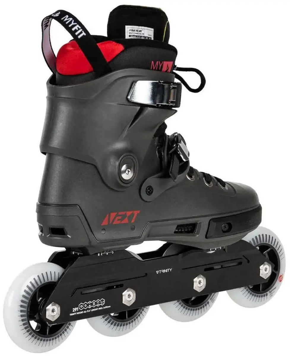 Powerslide Next 90 Inline Skates - Grijs - EU 40-41 - afbeelding 2 van 6