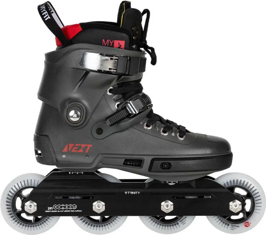 Powerslide Next 90 Inline Skates - Grijs - EU 40-41 - afbeelding 4 van 6