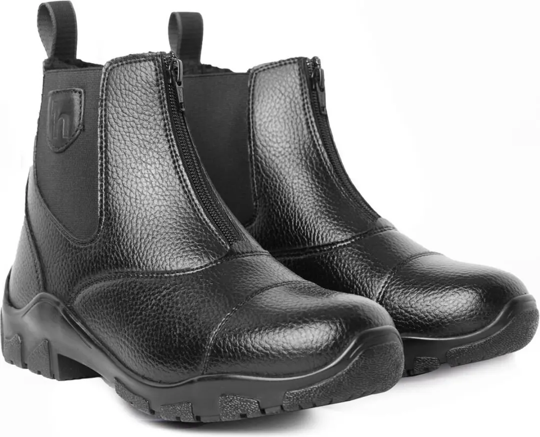 Horze Idaho Winter PU Jodhpurs, dames, Black, 43