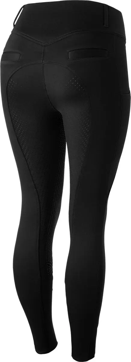 Horze Mira Thermo fullgrip rijbroek, dames, Black, 36
