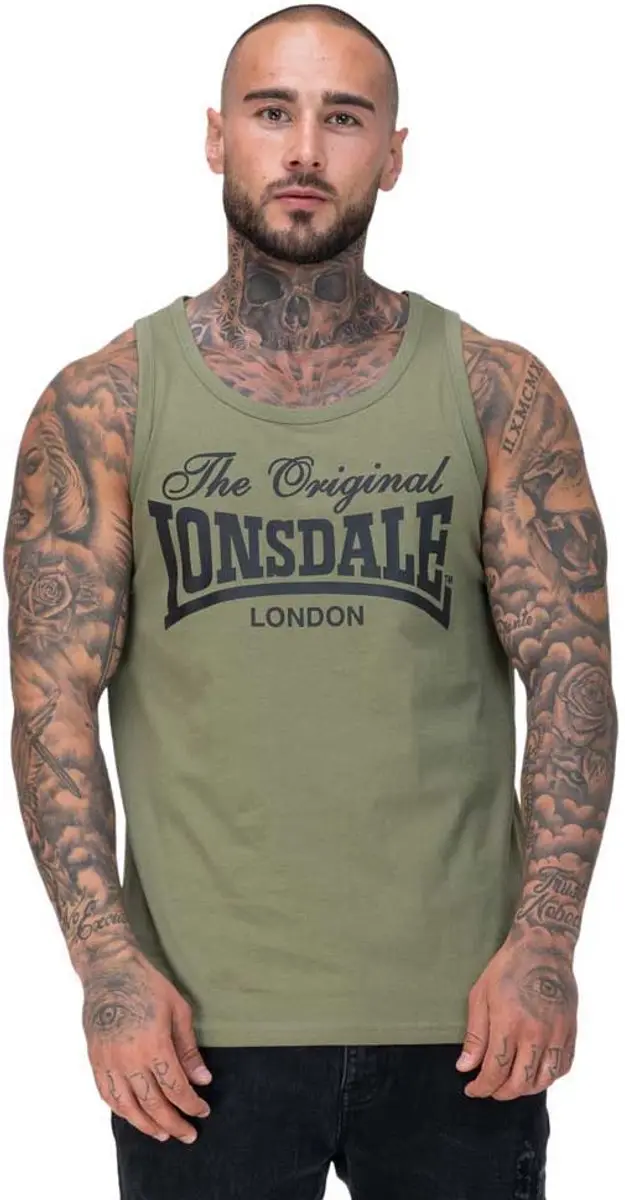 Lonsdale Moston Mouwloos T-shirt 2XL