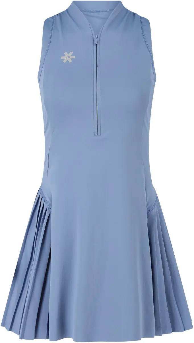 Osaka Women Plissé Play Dress Silver Lake Blue