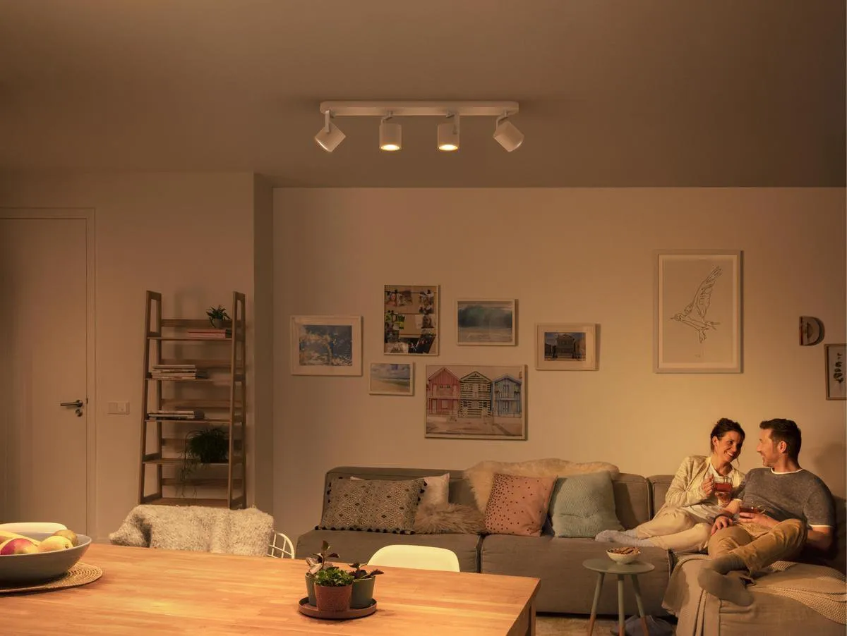 Philips Byrl Opbouwspot LED SceneSwitch 4x4,3W - 1600 Lumen Wit