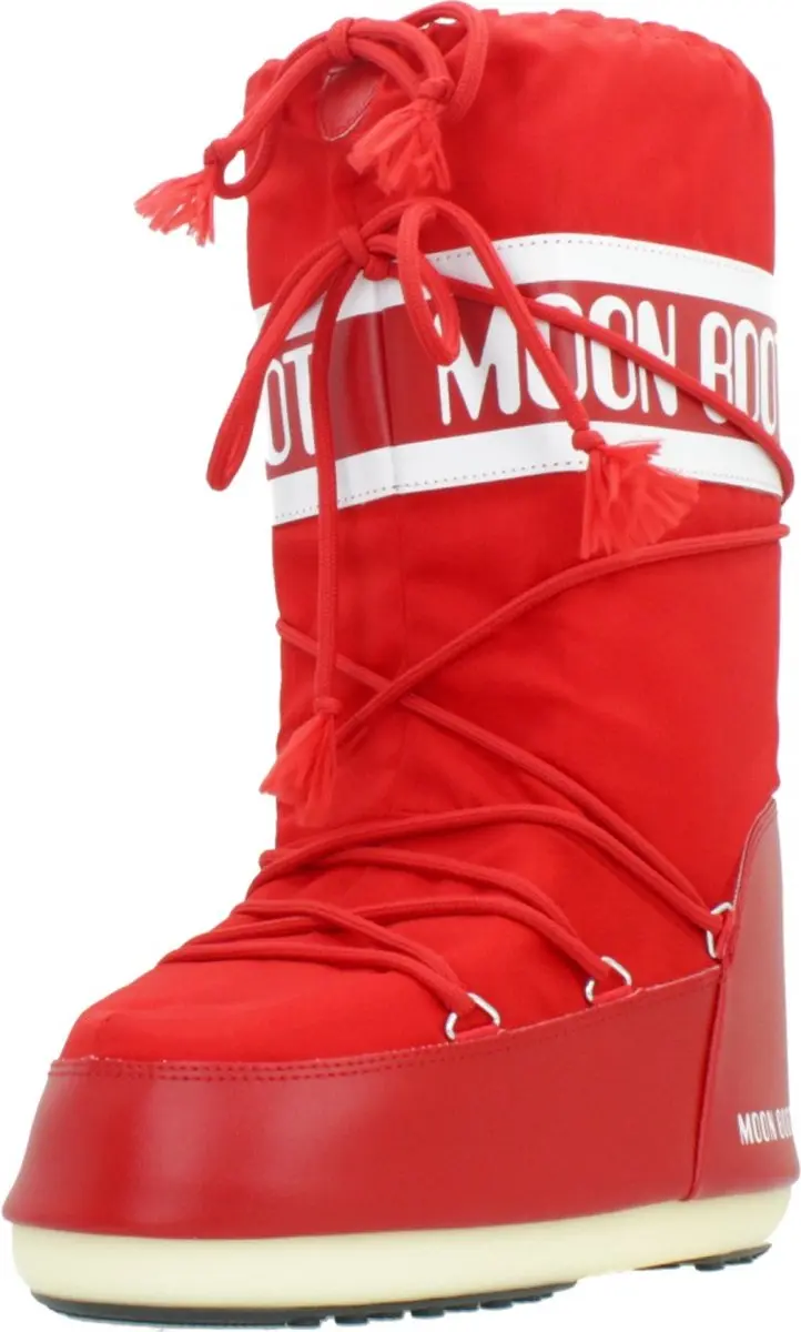 Moon Boot Icon Nylon Snowboots Rood - afbeelding 3 van 6
