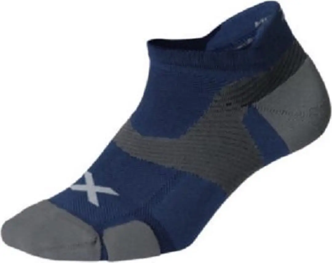 2xu Sokken Vectr Cushion Nylon/elastaan Blauw Maat 35/37,5