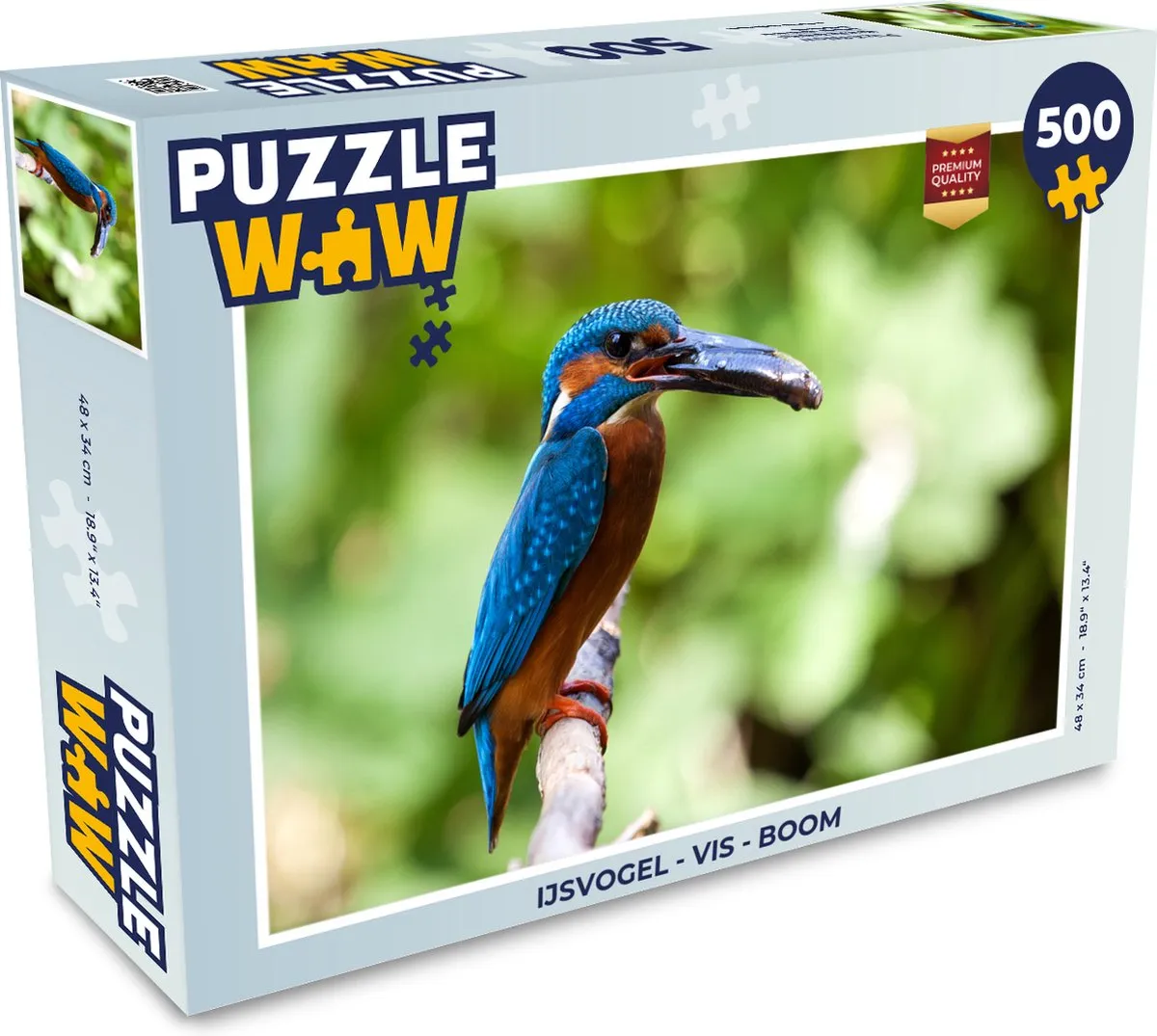 PuzzleWow IJsvogel Legpuzzel 500 Stuks