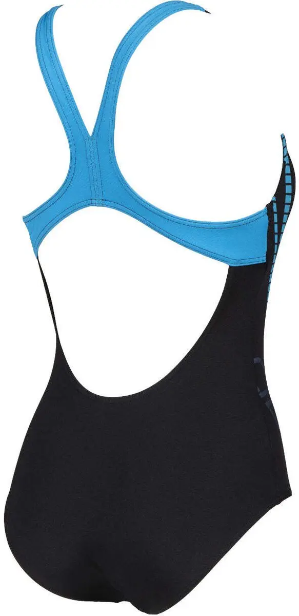 Arena Shiner Pro Back Dames zwempak - Zwart - afbeelding 4 van 5