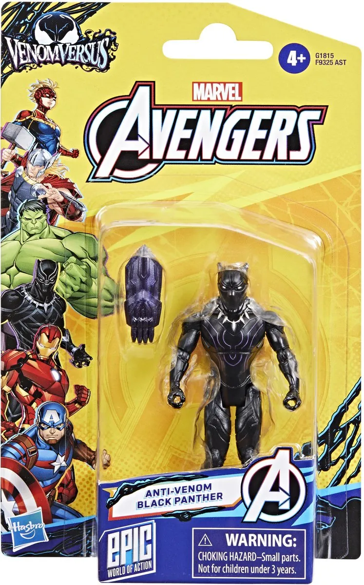 Marvel Avengers Anti-Venom Black Panther Actiefiguur G18155X0