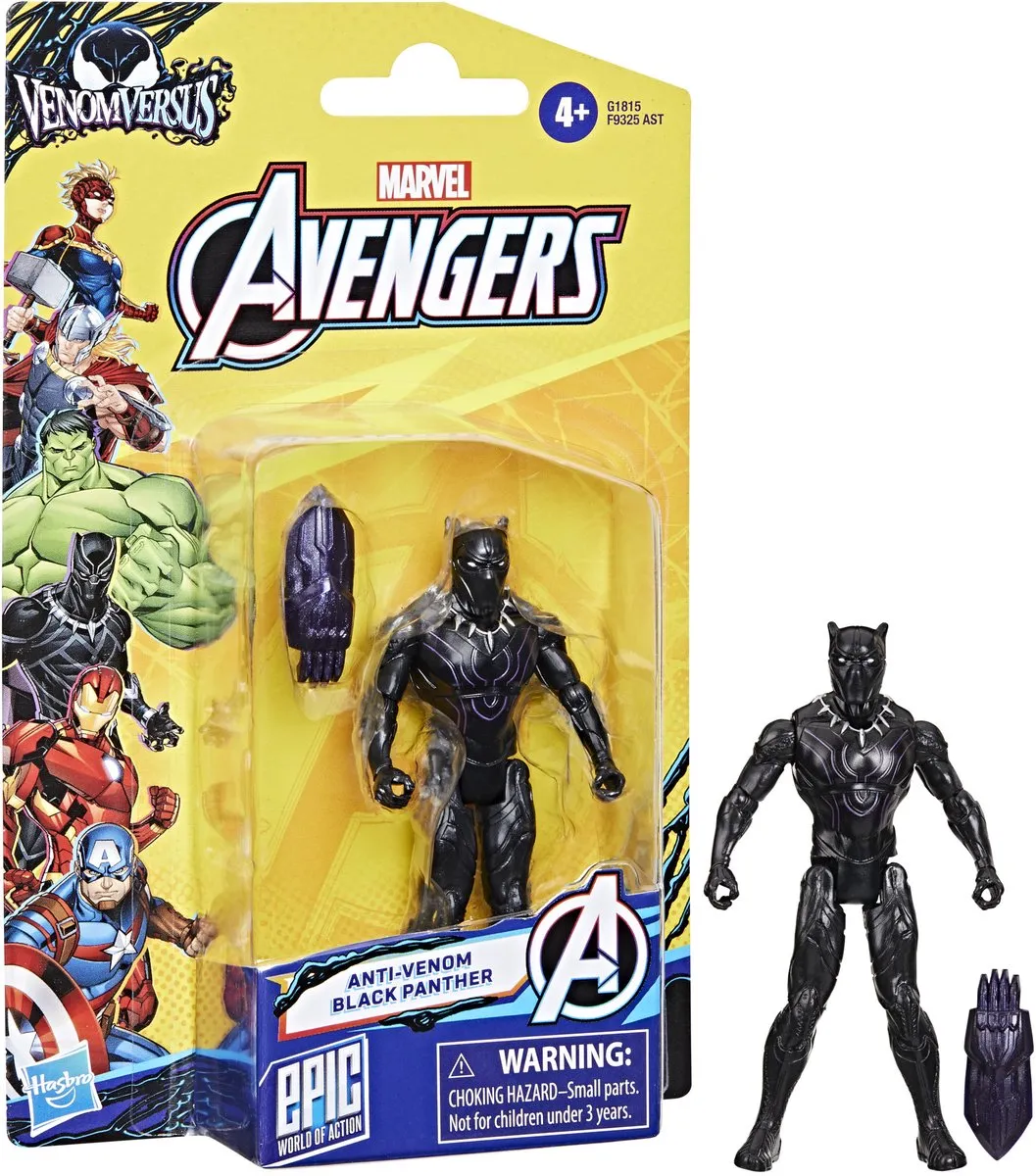 Marvel Avengers Anti-Venom Black Panther Actiefiguur G18155X0