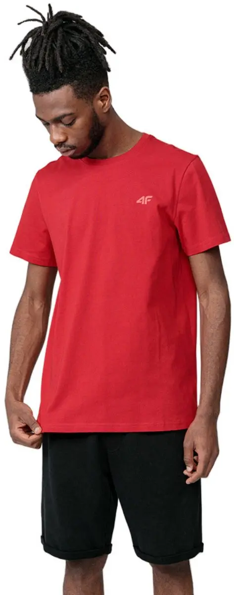 4F T-shirt Heren Rood