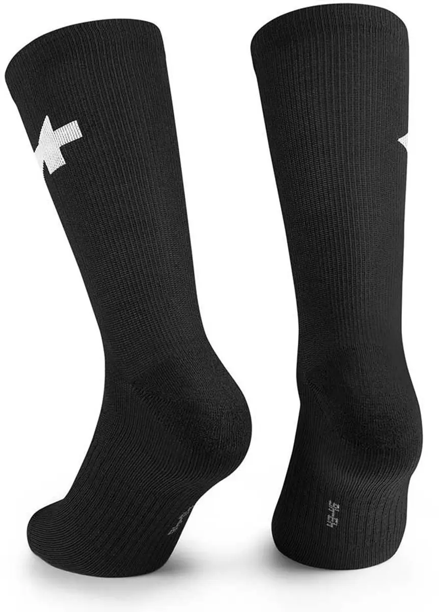 Assos Winter P1 Fietssokken - Zwart - 43-46 - afbeelding 2 van 4
