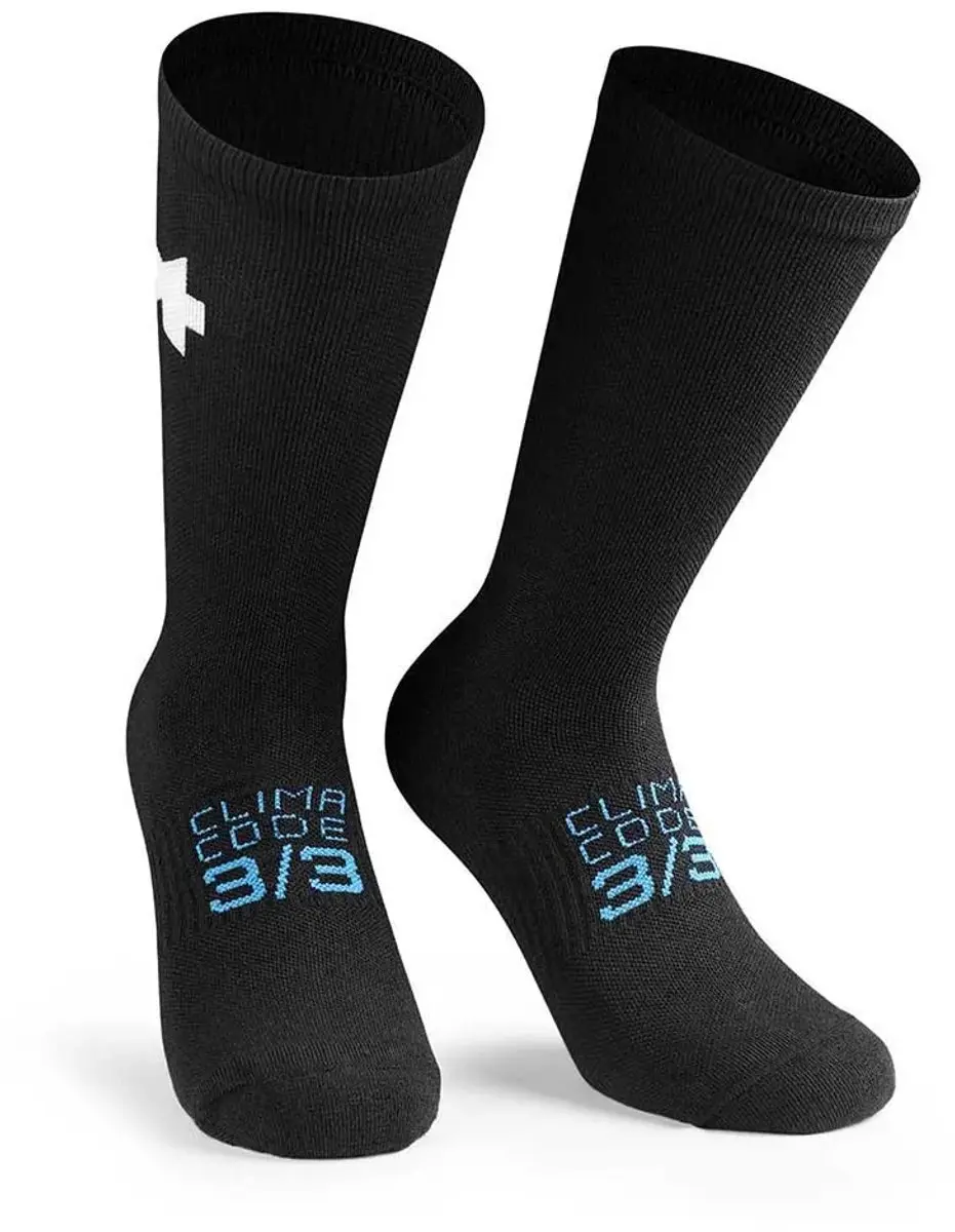 Assos Winter P1 Fietssokken - Zwart - 43-46 - afbeelding 4 van 4