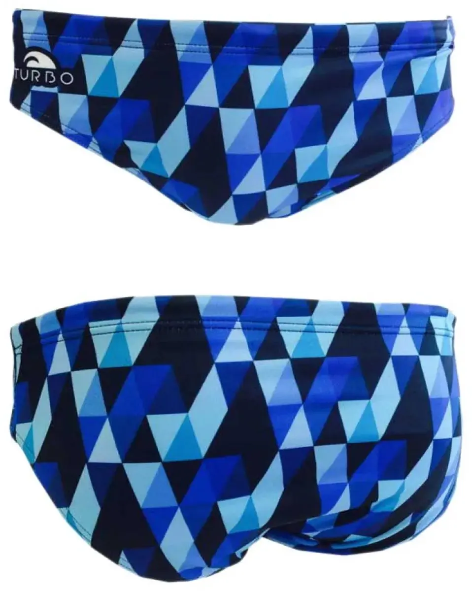 Turbo Rain Zwemslip Blauw L Man - afbeelding 3 van 6