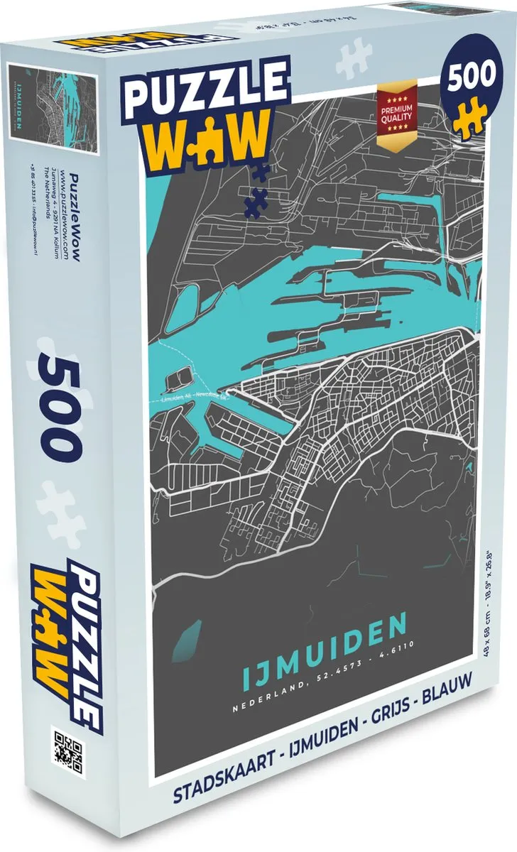 PuzzleWow IJmuiden Legpuzzel 500 Stuks