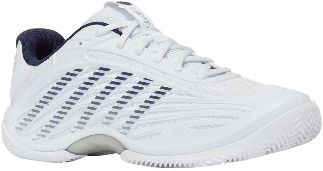 K-Swiss Hypercourt Express 3 Tennisschoenen - Wit/Blauw/Zilver - afbeelding 2 van 6