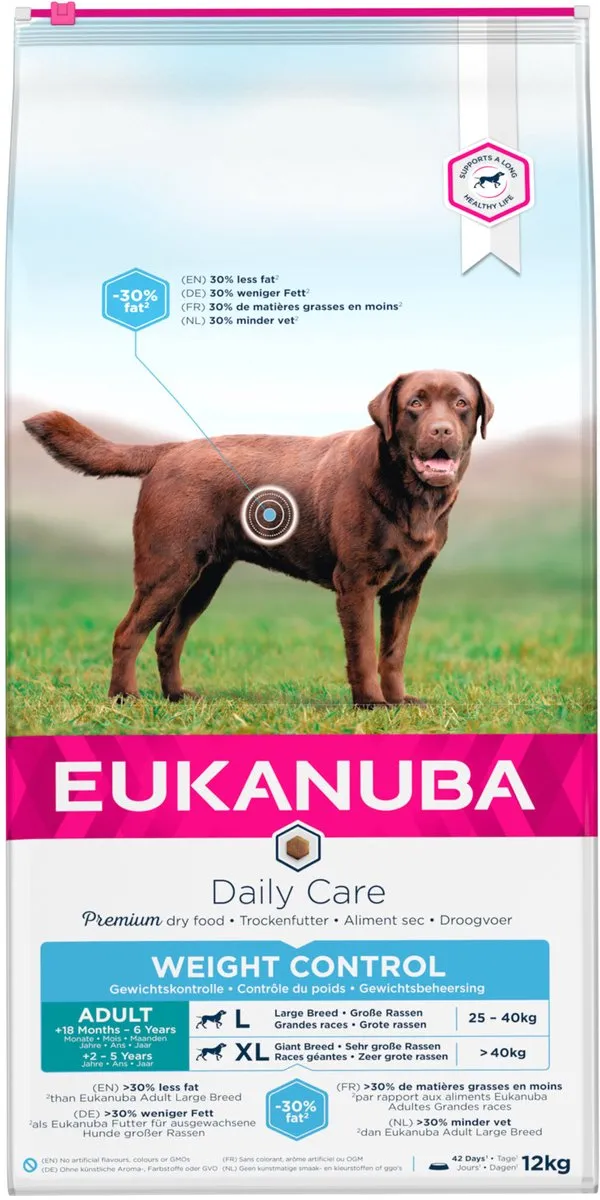 Eukanuba Adult Light Large Breed Hondenvoer 12kg