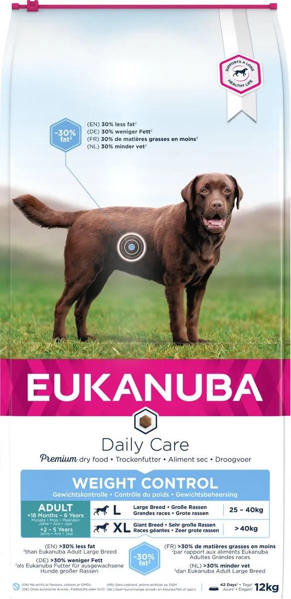 Eukanuba Adult Light Large Breed Hondenvoer 12kg