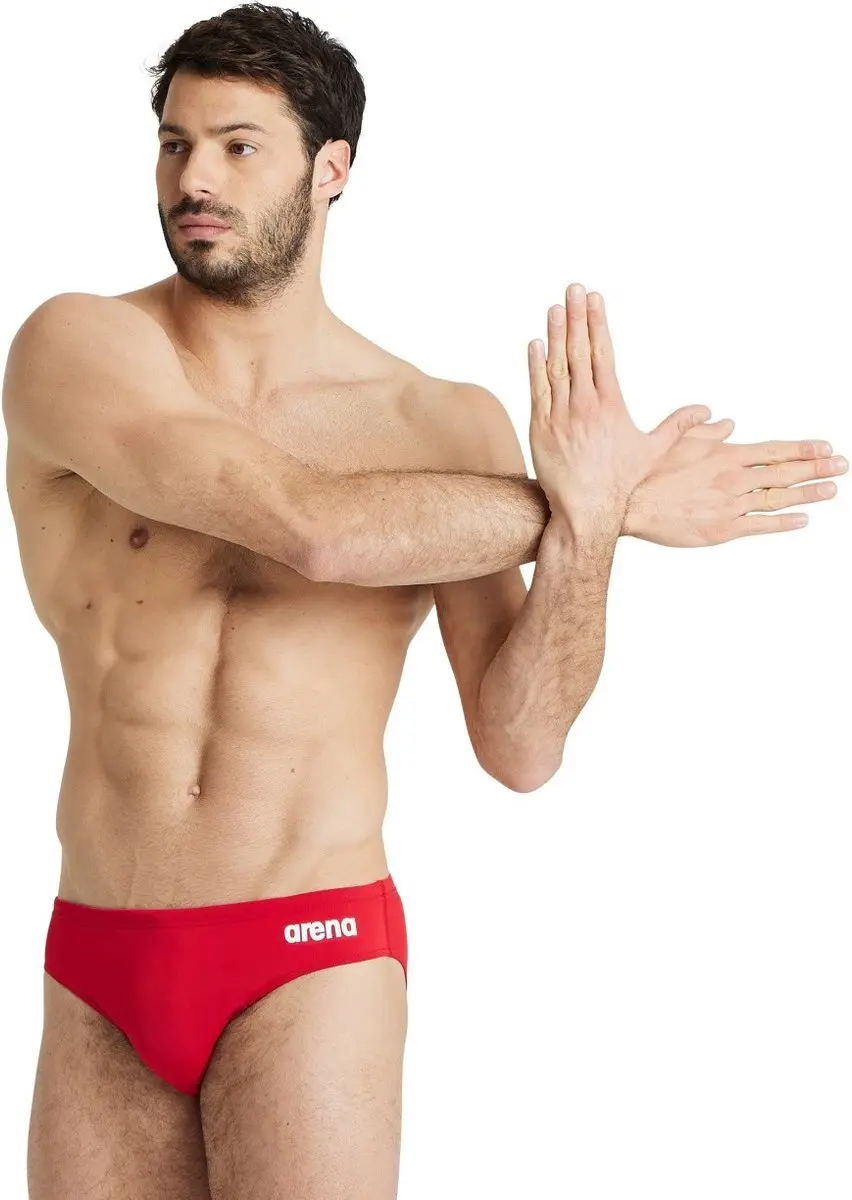 Arena M Team Swim Brief Solid Rood - afbeelding 6 van 6