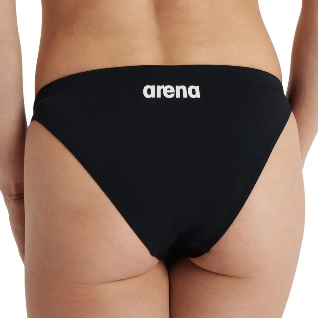 Arena Team Solid Dameszwembroekje - Zwart - afbeelding 5 van 6