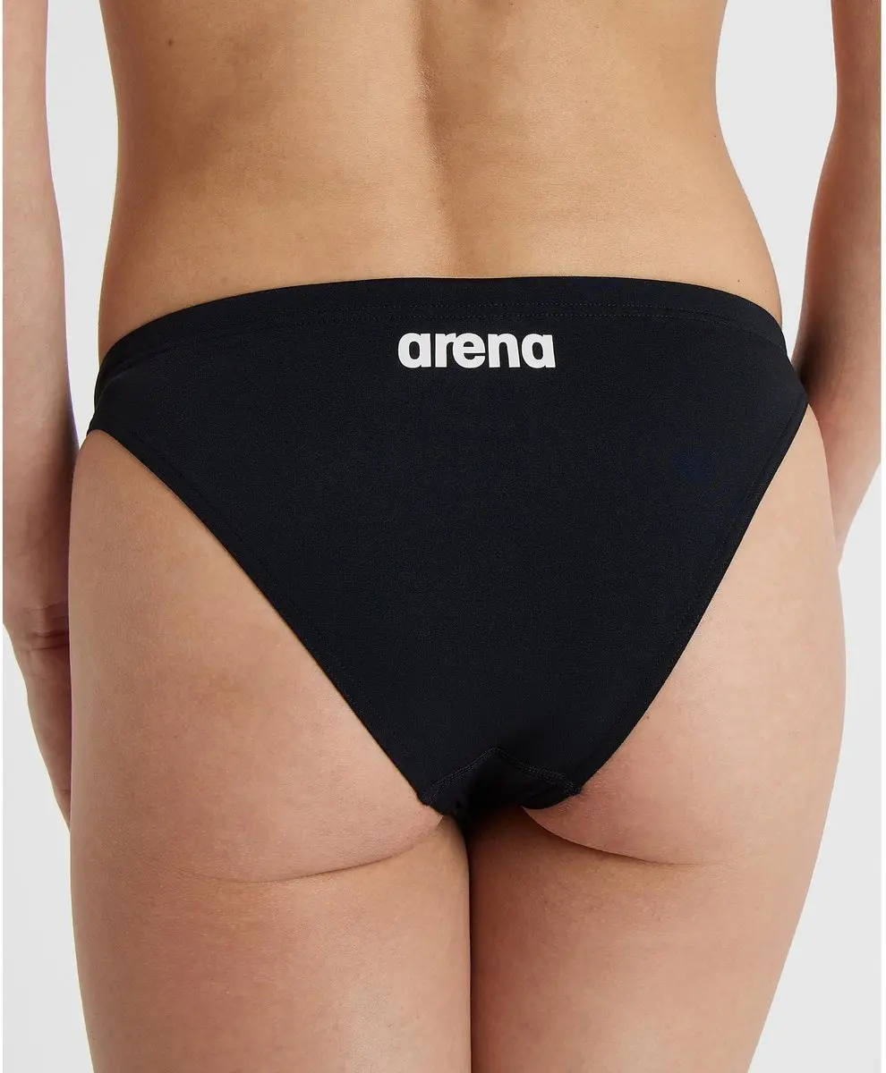 Arena Team Solid Dameszwembroekje - Zwart - afbeelding 2 van 6