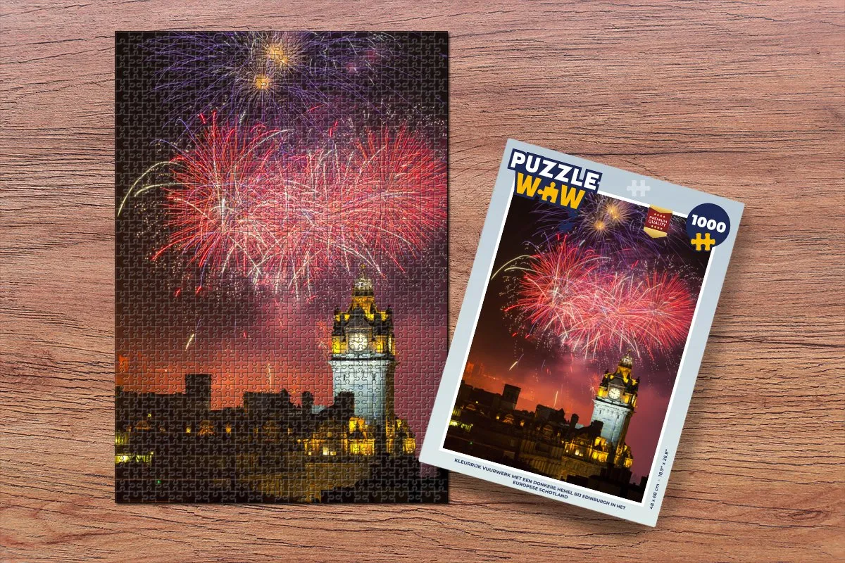 PuzzleWow Edinburgh Legpuzzel 1000 Stuks