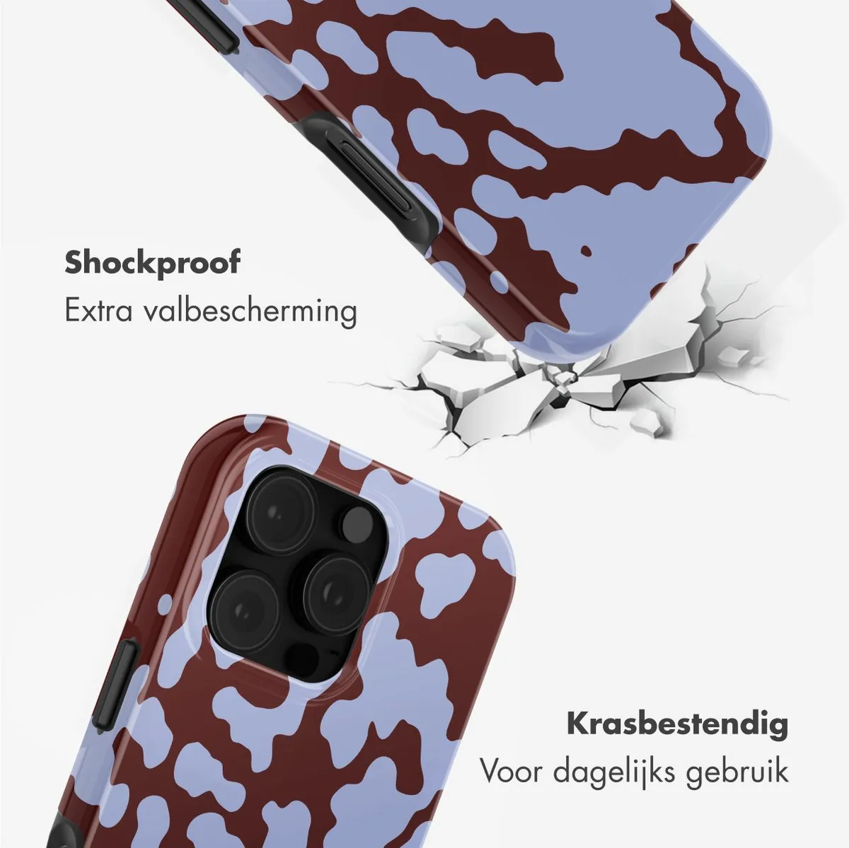 Selencia Hoesje iPhone 16 Pro MagSafe - Moo'd Lavender Glow