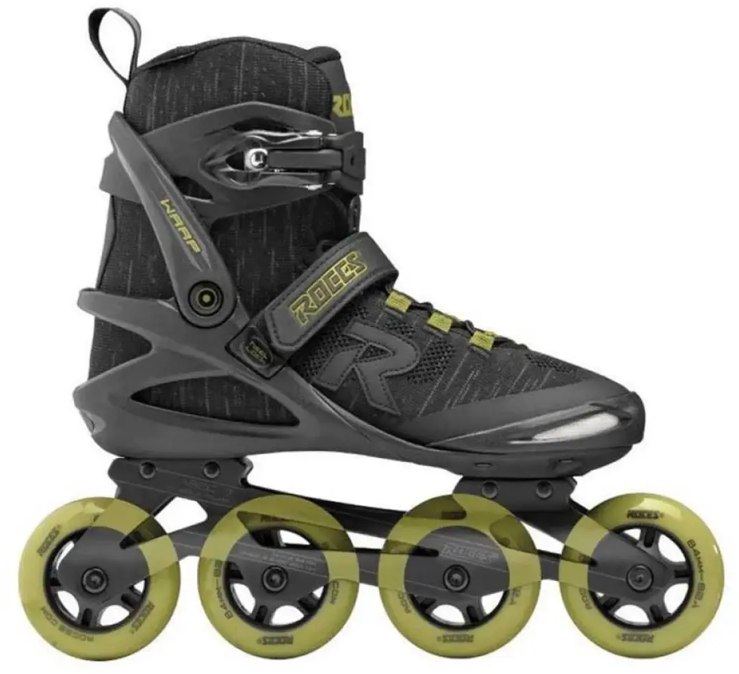 Roces Warp Thread TIF 84 Skeelers Unisex - 4x84mm Wielen - Fitness Inline Skates - Zwart Groen - Maat 41 - afbeelding 5 van 5