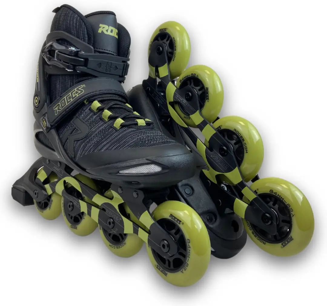 Roces Warp Thread TIF 84 Skeelers Unisex - 4x84mm Wielen - Fitness Inline Skates - Zwart Groen - Maat 41 - afbeelding 3 van 5