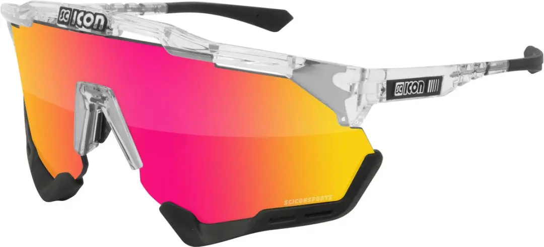 Scicon Aeroshade Fietsbril Crystal Gloss Rood