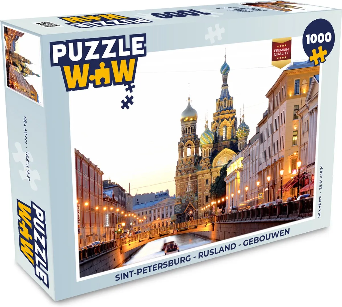 PuzzleWow Sint-Petersburg Legpuzzel 1000 Stuks