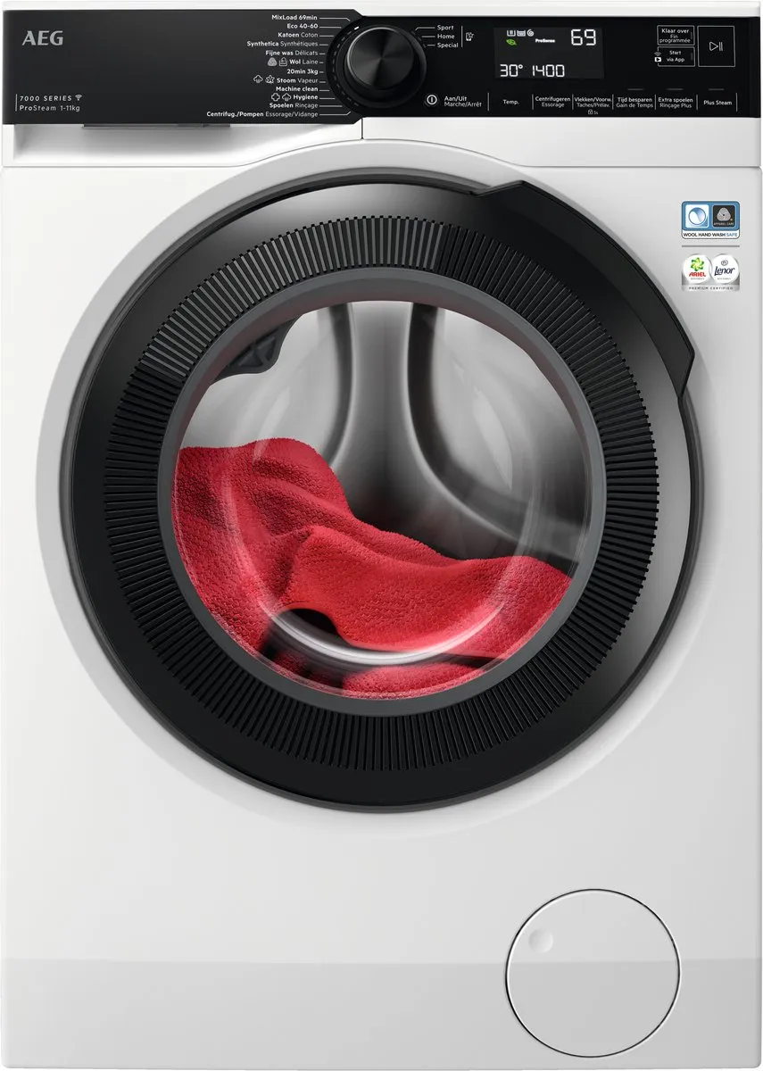 AEG LR76XXL EcoLine 7000 ProSteam Wasmachine 11kg