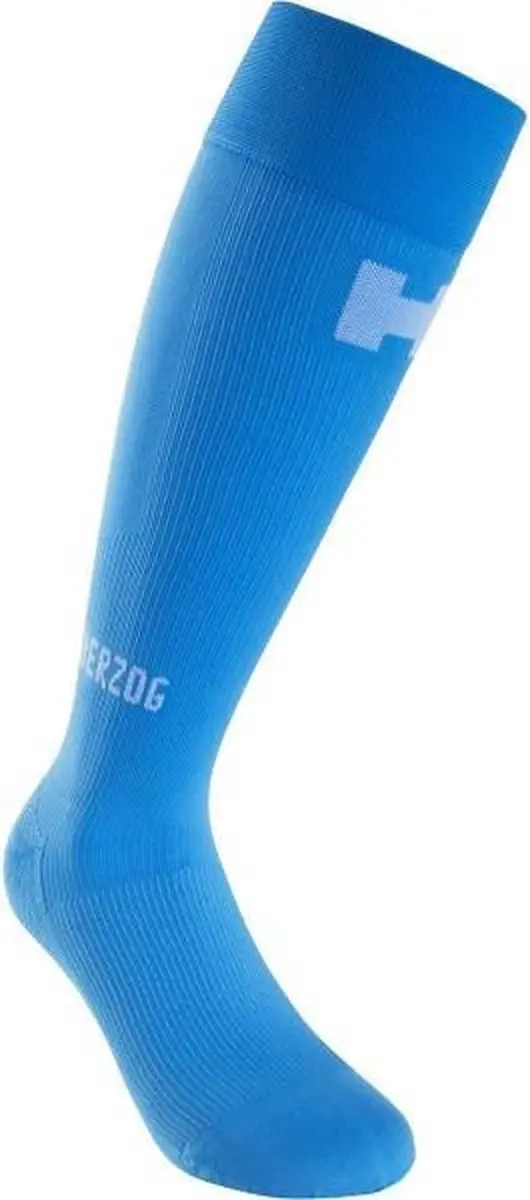 Herzog PRO Compressiekousen Maat I - Blauw  - 40-44 - Extra long