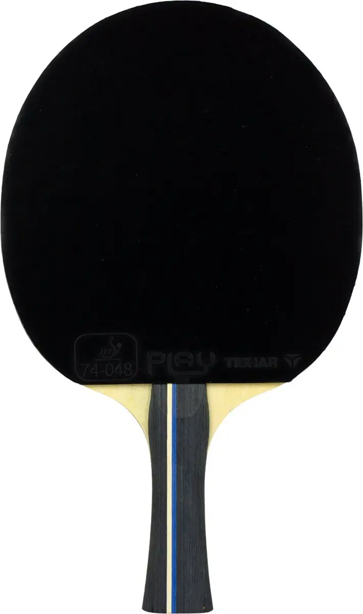 Tibhar Rookie Samsonov Tafeltennisracket - Rood/Zwart - afbeelding 4 van 5