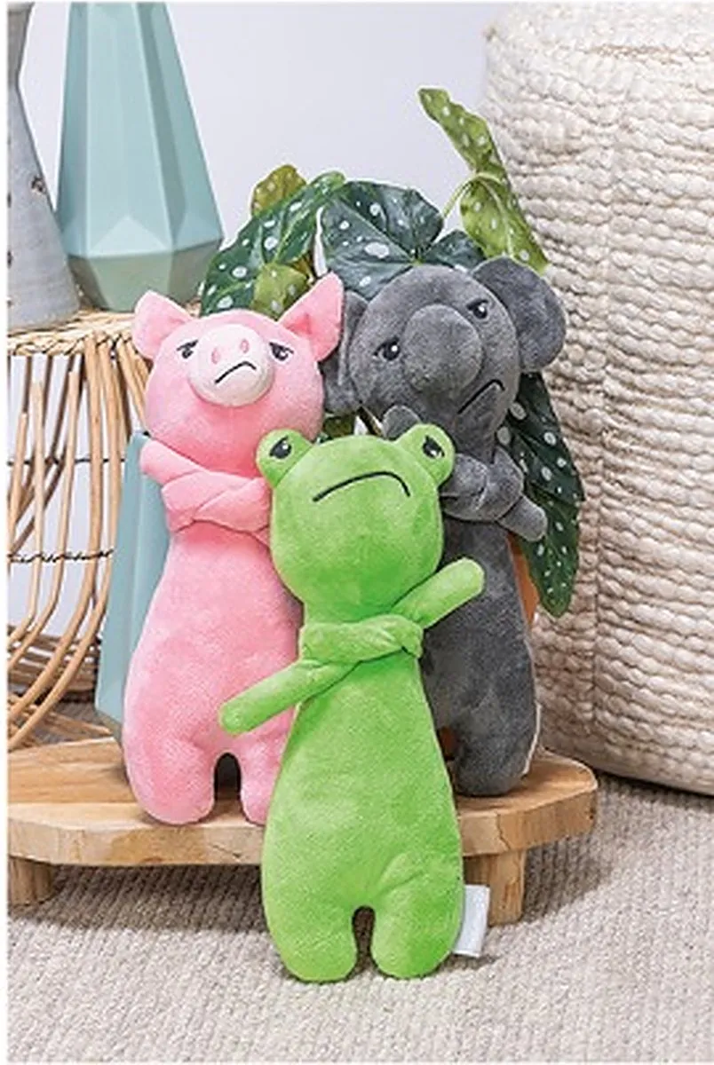 Beeztees Grumphy Koala Grijs Hondenspeelgoed