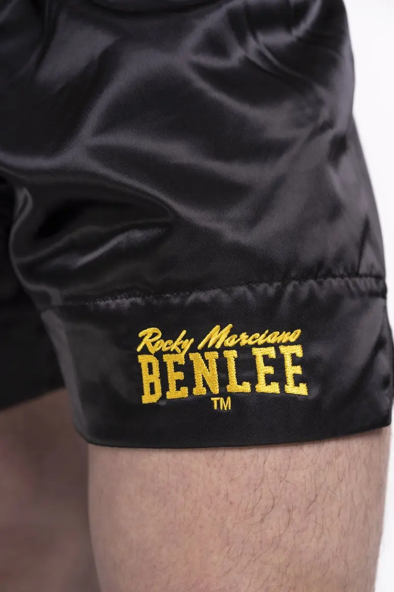 BenLee Thai Short Sportbroek 199163-1000 L - Zwart/Geel - afbeelding 6 van 6