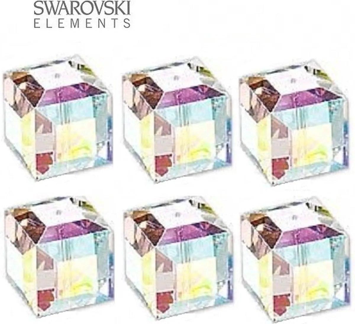 Swarovski Elements Kubus Kralen 5601 10mm