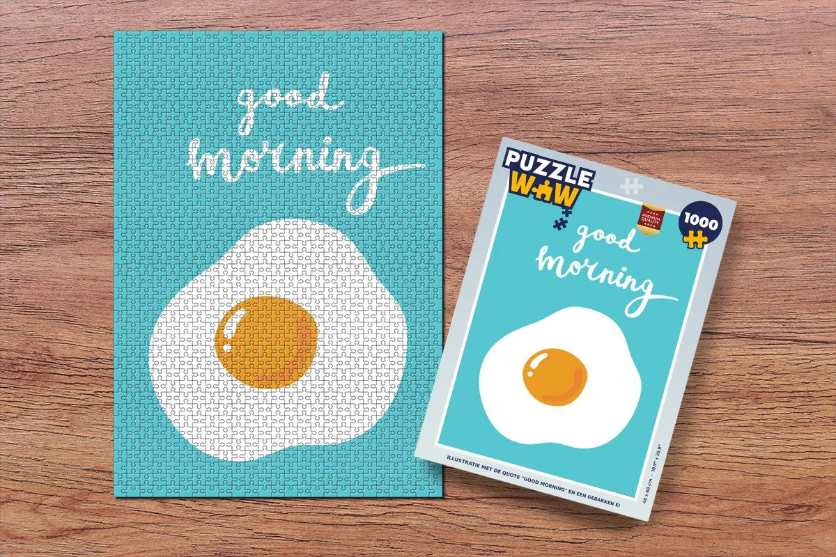 PuzzleWow Good Morning Legpuzzel 1000 Stuks - Multicolor