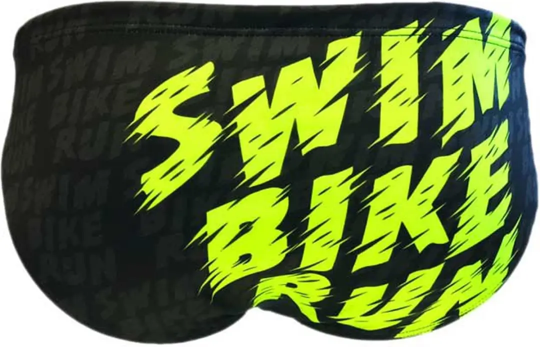 Turbo Swim-bike Run Zwemslip Zwart S Man - afbeelding 4 van 6