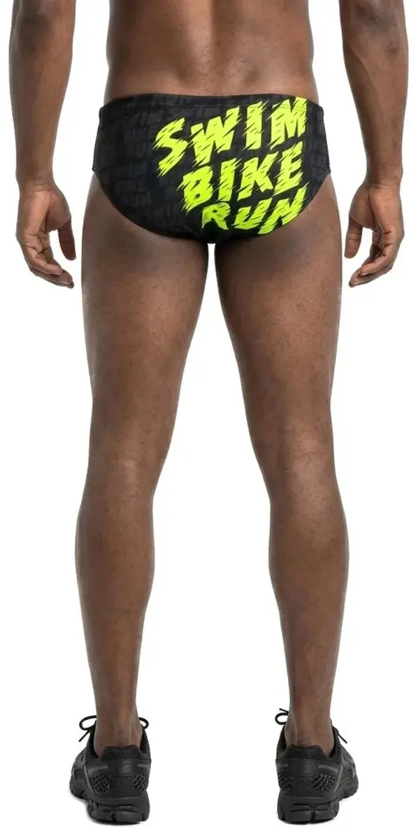 Turbo Swim-bike Run Zwemslip Zwart S Man - afbeelding 3 van 6
