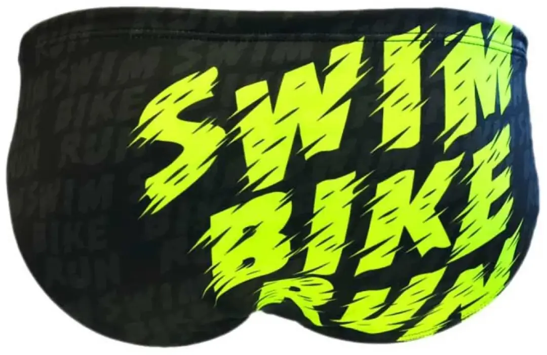 Turbo Swim-bike Run Zwemslip Zwart S Man - afbeelding 2 van 6