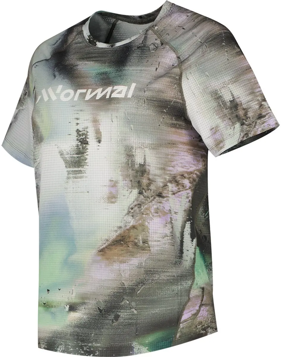 NNormal Race T-Shirt NN Dames - S - Wit/Groen - afbeelding 2 van 6