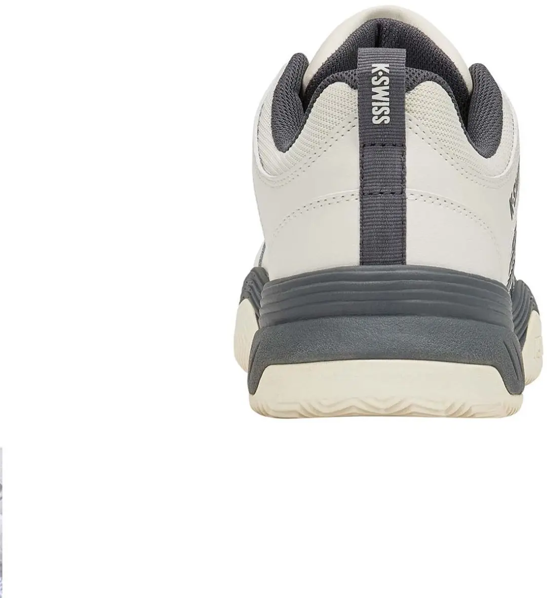 K-Swiss Court Express 2 Clay Tennisschoenen - Wit/Groen - afbeelding 4 van 6