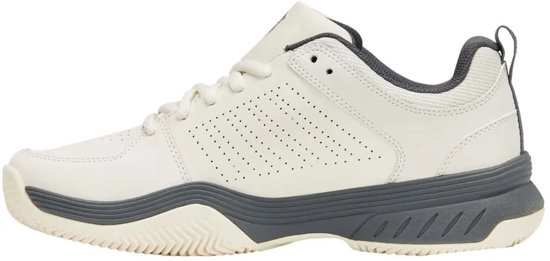 K-Swiss Court Express 2 Clay Tennisschoenen - Wit/Groen - afbeelding 5 van 6
